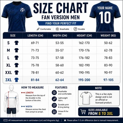 How to Choose the Right Size for a Personalized Football Jersey
