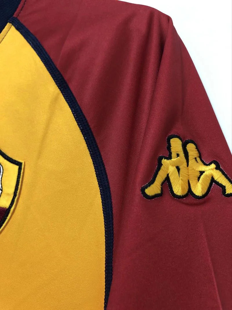 AS Roma 2000–2001 Retro Home Jersey – De Rossi #27