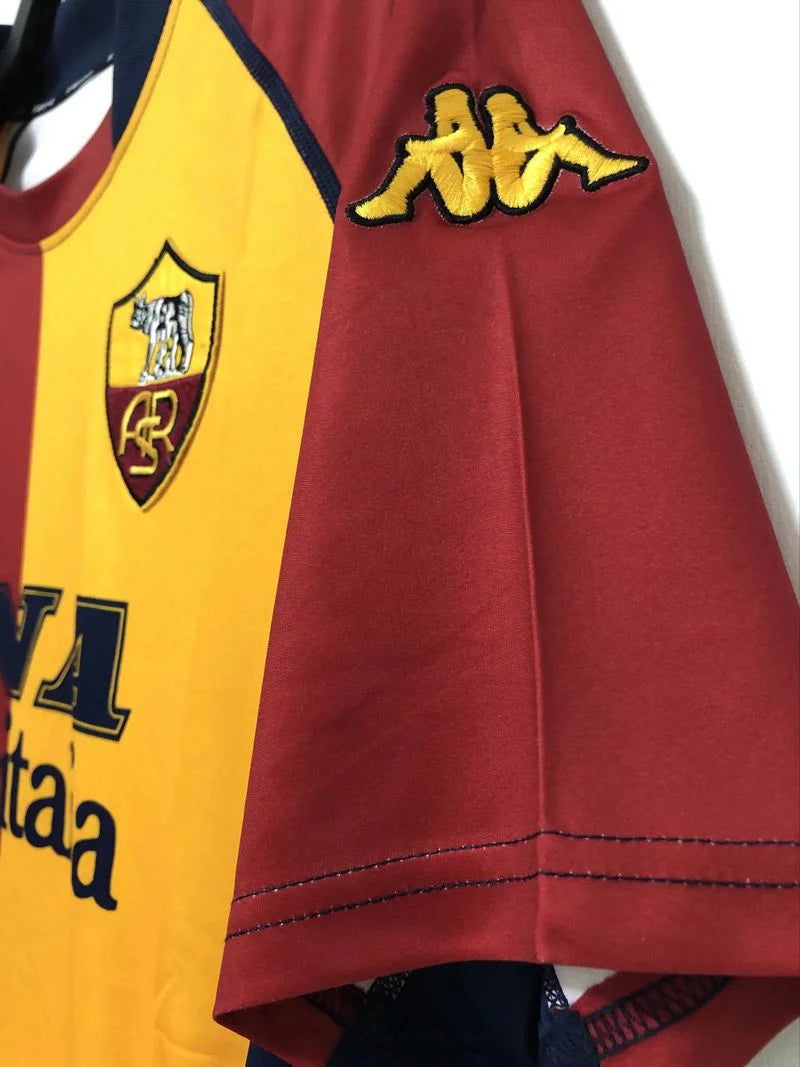 AS Roma 2000–2001 Retro Home Jersey – Batistuta #20