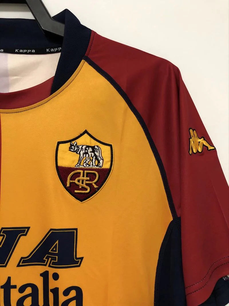 AS Roma 2000–2001 Retro Home Jersey – De Rossi #27