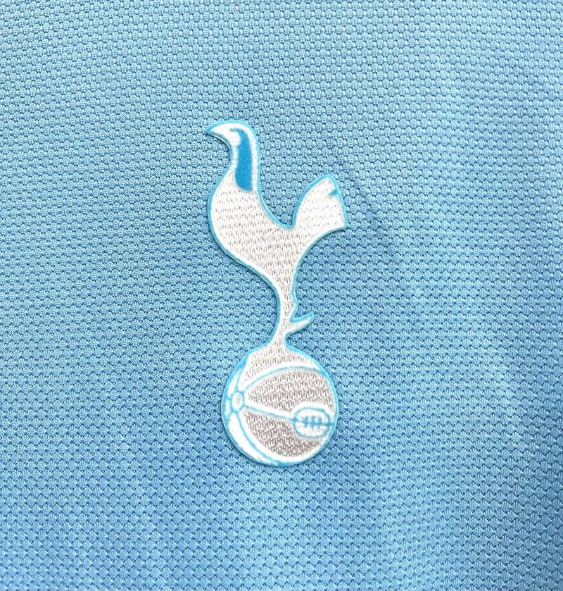 Tottenham Hotspur 2006-2007 Retro Away Blue Jersey Personalized PL UEFA Cup Patch Rare