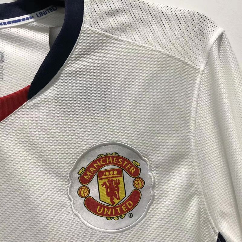 Manchester United 2008-2009 Retro Away Long Sleeve Jersey #32 Tevez Personalized PL Rare