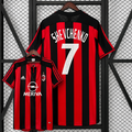 Retro AC Milan 2003-04 Home Jersey Short Sleeve #7 Shevchenko