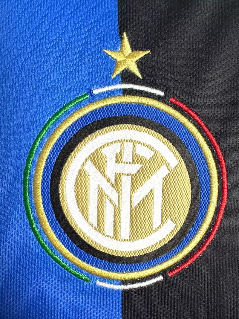 Inter Milan 2010 UCL Final Long Sleeve Jersey #9 Eto'o UCL Patch Personalized Rare Treble Bernabeu