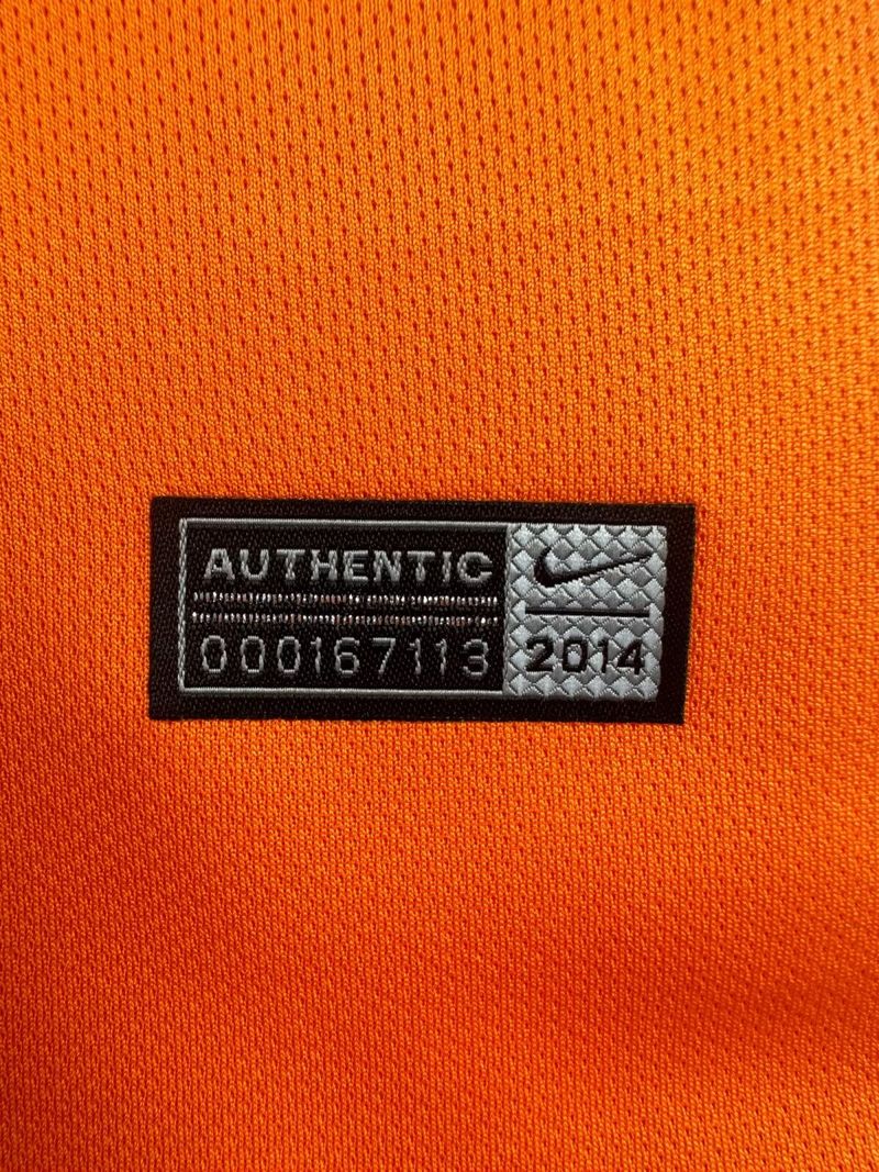 Netherlands 2014 Home Retro Jersey Kuyt #15