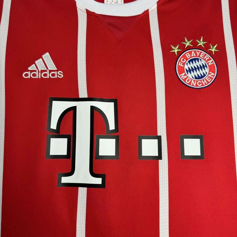 Bayern Munich 2017–2018 Retro Home Jersey