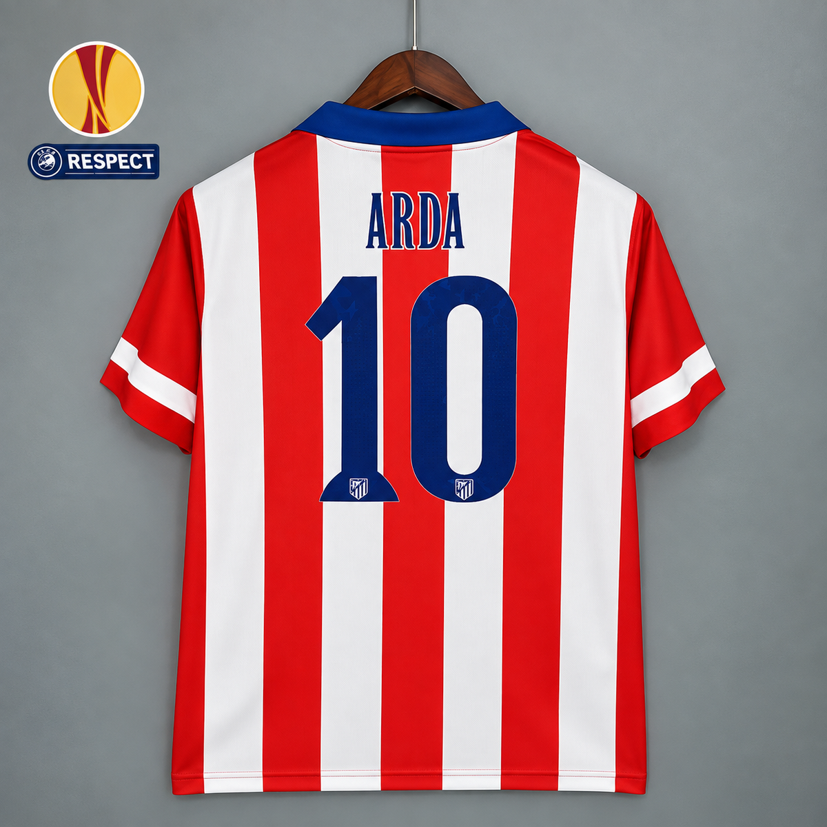 Atlético Madrid 2013-14 Retro Home Jersey – Arda Turan 10 | Short Sleeve | S–2XL