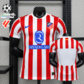 Atlético Madrid 2025-26 Home Jersey – Custom Name & Number | Short Sleeve | S–2XL