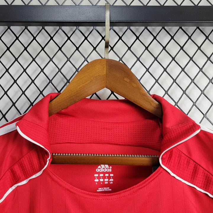 2006-2007 Liverpool Retro Red Home Short Sleeve Jersey Personalized PL UCL Patch