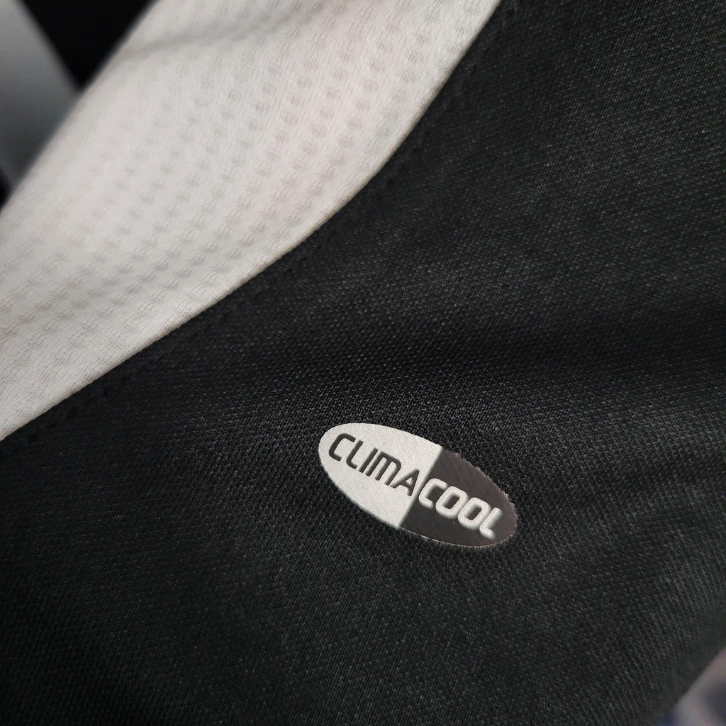 2006/07 Real Madrid Retro Away Black Jersey UCL Patch Personalized
