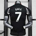Arsenal FC 2024-2025 Authentic Away Jersey | Bukayo Saka #7 Men's Match Shirt - Short Sleeve Labrum London Edition with Optional Premier League Patches