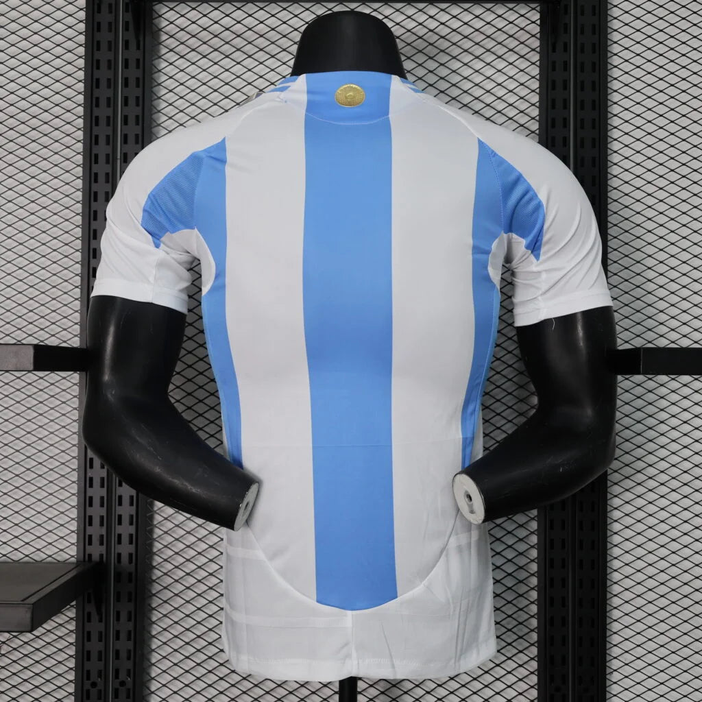 Argentina 2024-25 Home Player Version Short Sleeve Jersey Personalized S-2XL