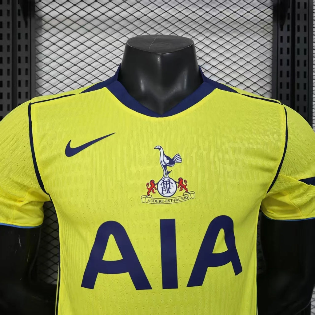 Tottenham Hotspur 2025-2026 Third Jersey Player Version #11 Mathys Tel Short Sleeve Premier League Patch Personalized