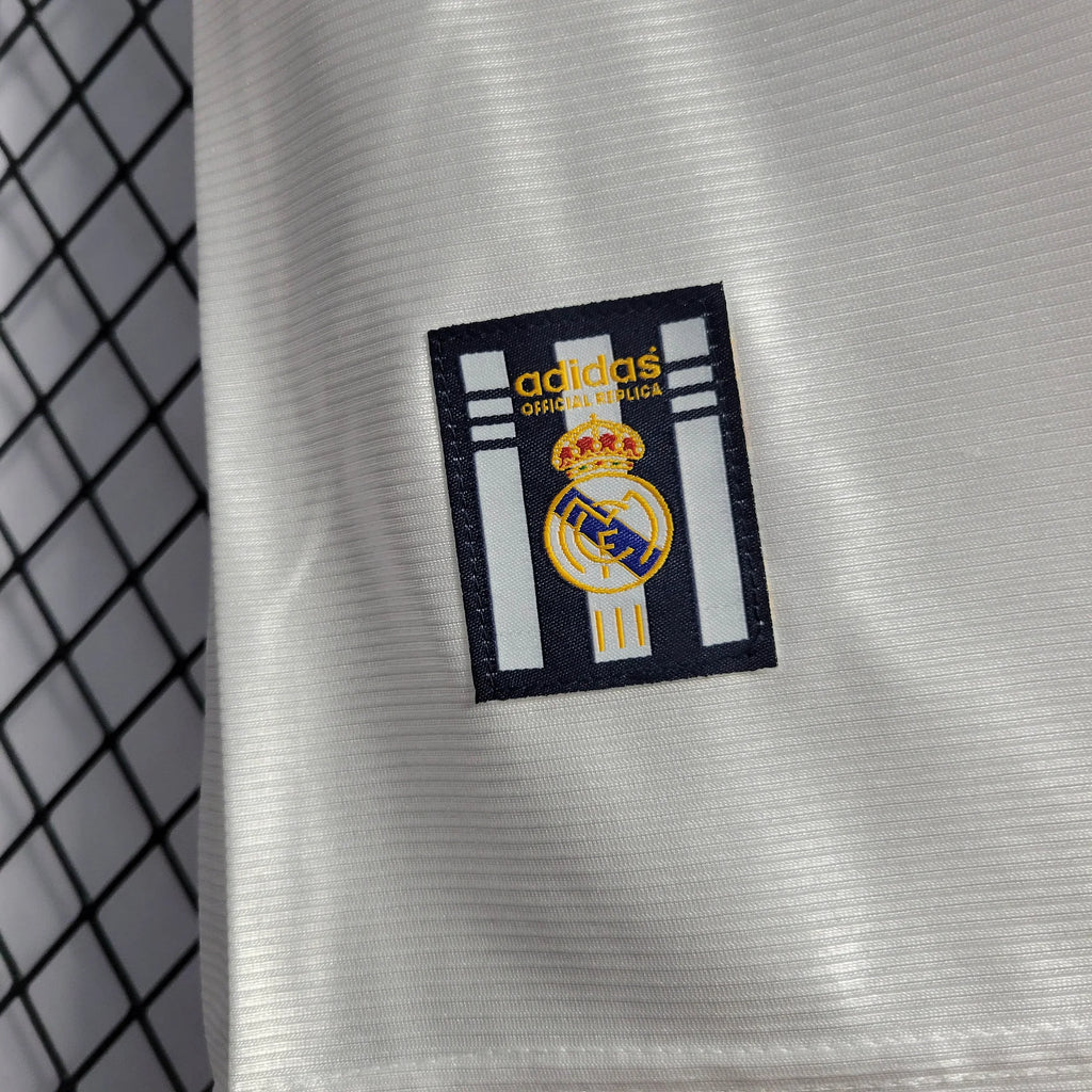 1998/00 Real Madrid Retro Home Jersey #10 Seedorf UCL Personalized