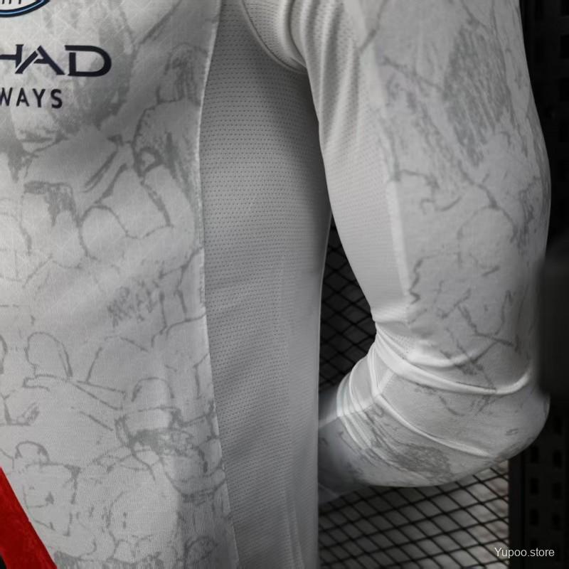 Manchester City 2025-26 Away Long Sleeve Jersey