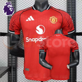 Manchester United 2025-2026 Home Short Sleeve Jersey Personalized PL Patch Collector