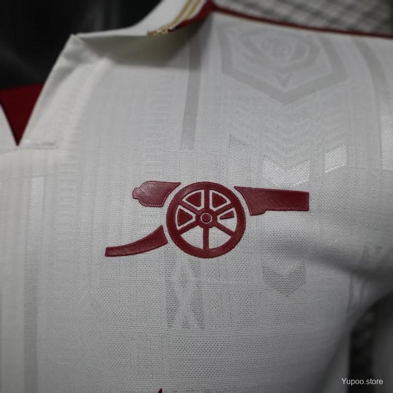 Arsenal FC 2025-2026 Third Jersey | Custom Name & Number Men's Soccer Shirt - Long Sleeve Player Edition with Premier League & UEFA Patches