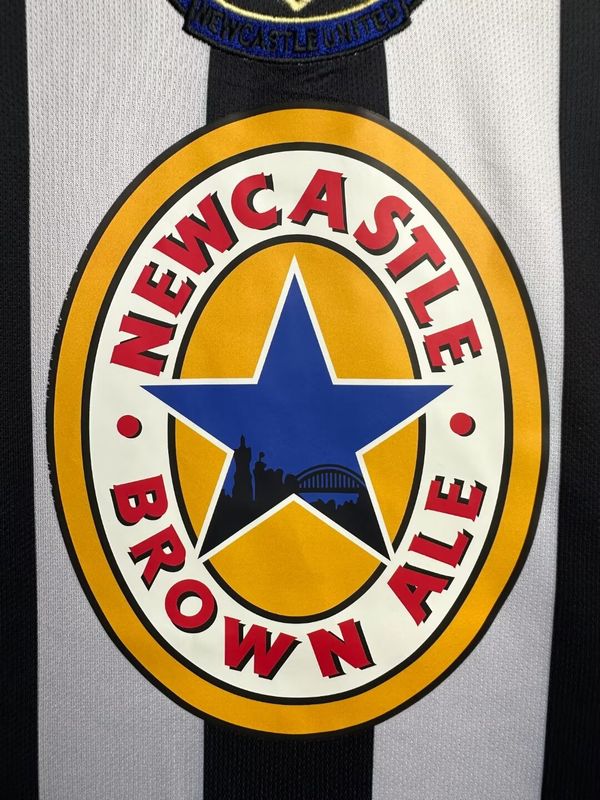 Newcastle 1997-99 Retro Home Long Sleeve Jersey