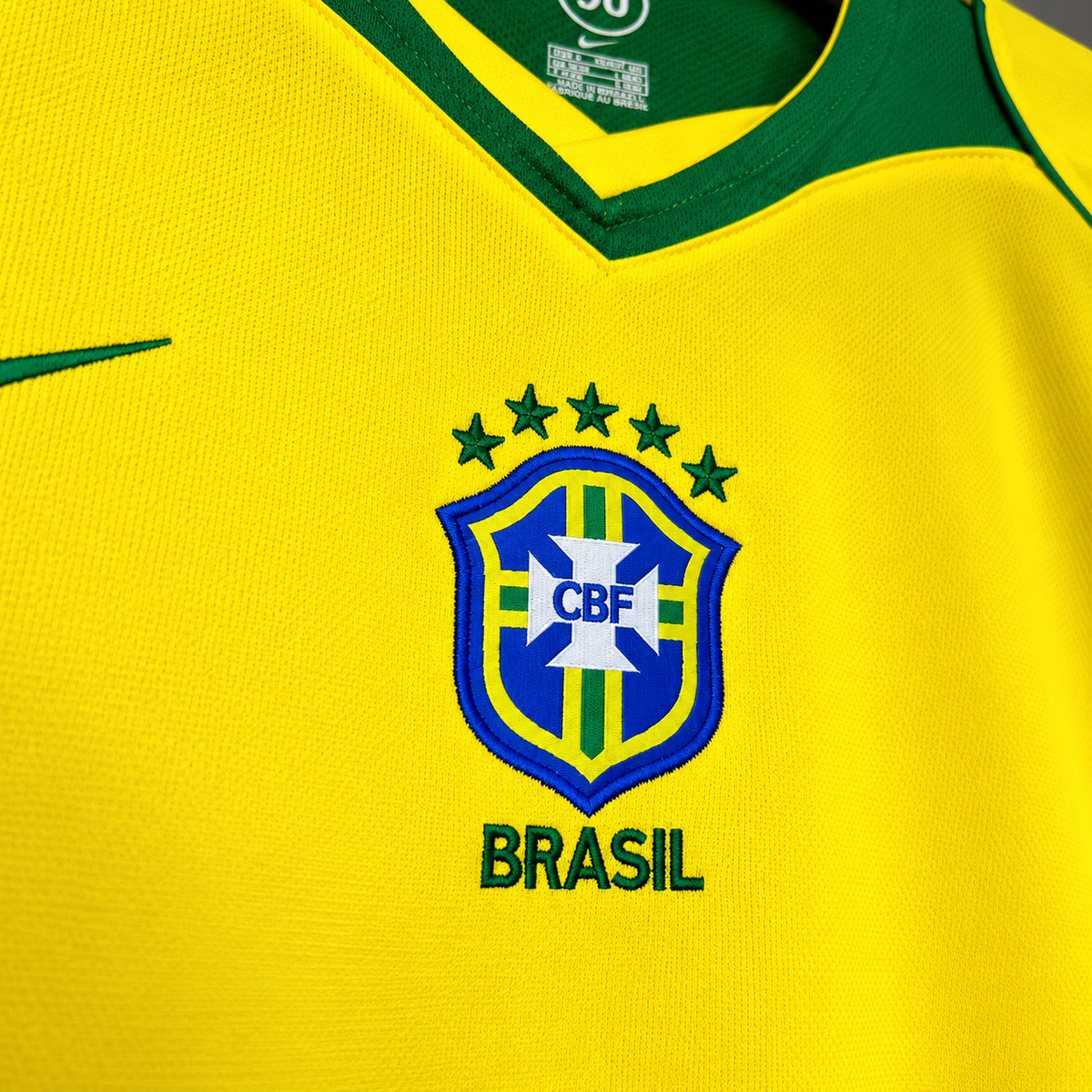 Brazil 2004 Retro Home Jersey