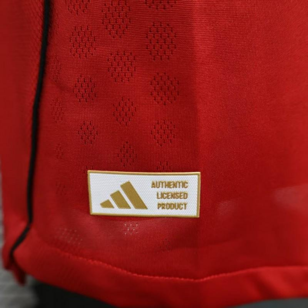 Manchester United 2025-2026 Home Long Sleeve Jersey #30 Sesko Personalized PL Rare