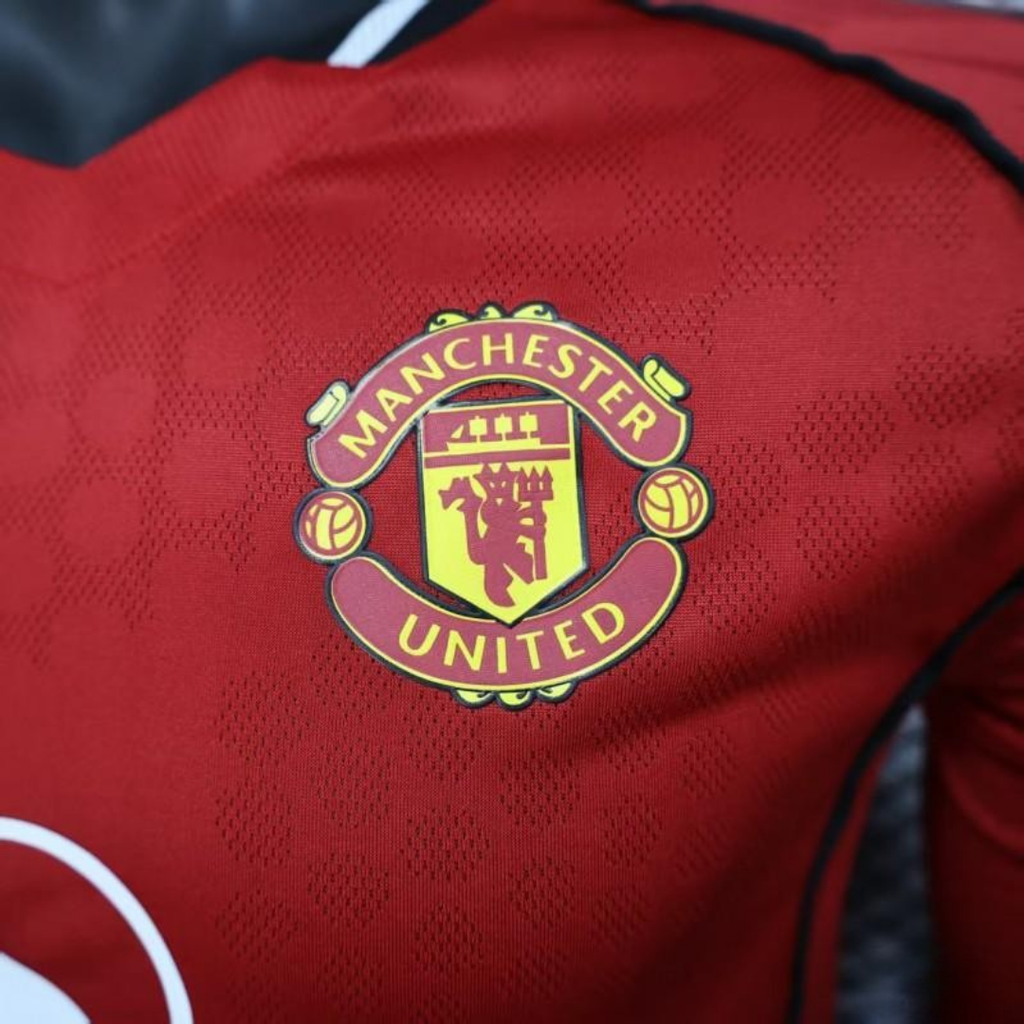 Manchester United 2025-2026 Home Long Sleeve Jersey #30 Sesko Personalized PL Rare