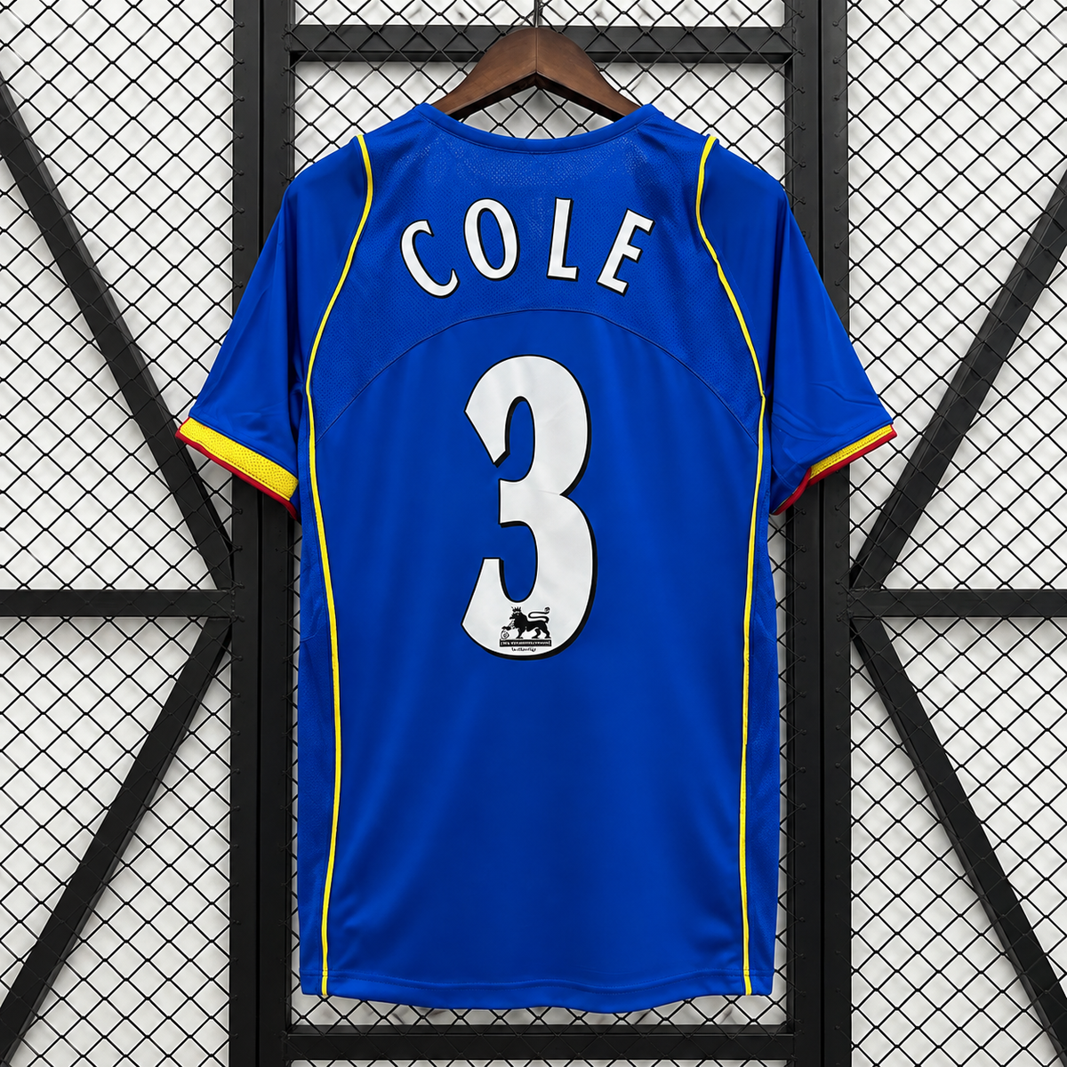 Arsenal FC 2004-2005 Retro Away Jersey | Ashley Cole #3 Men's Soccer Shirt - Short Sleeve Fan Edition with Premier League Patches
