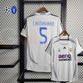 2006/07 Real Madrid Retro Home Jersey #5 Cannavaro UCL