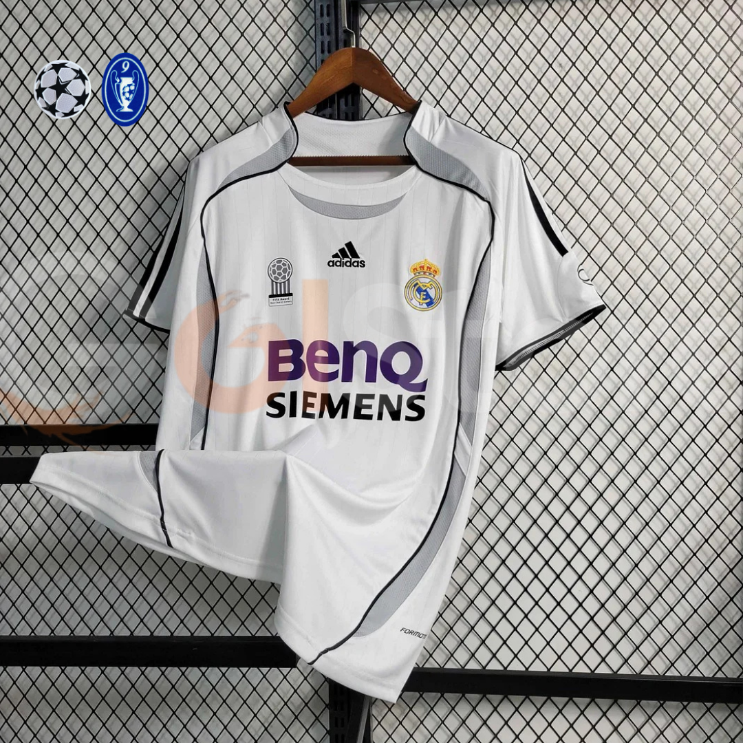 2006/07 Real Madrid Retro Home Jersey #5 Cannavaro UCL