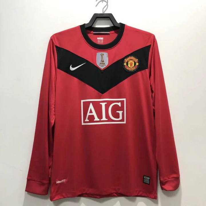 Manchester United 2010 Retro Home Long Sleeve Jersey #25 Valencia Personalized PL Rare