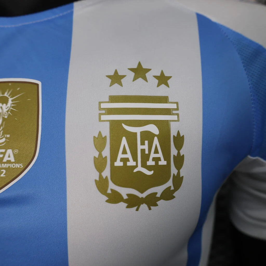 Argentina 2024-25 Home Player Version Short Sleeve Jersey Personalized S-2XL