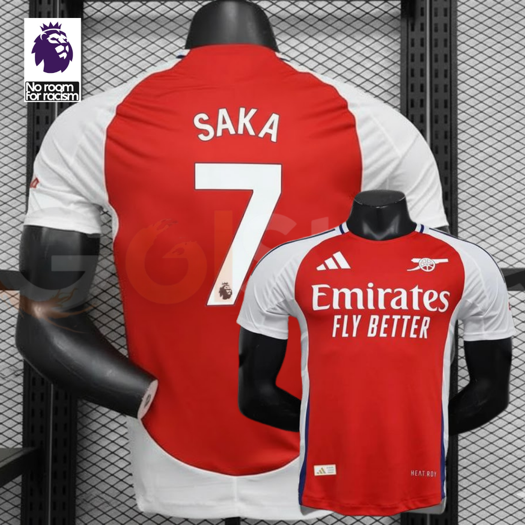 Arsenal 2024-25 Home Jersey | #7 Bukayo Saka | Premier League
