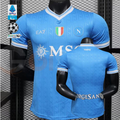 2025-2026 SSC Napoli Player Version Home Short Sleeve Jersey Personalized UCL Serie A Patch