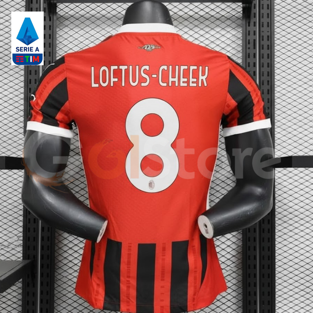 AC Milan 2024-25 Home Jersey Short Sleeve #8 Loftus-Cheek