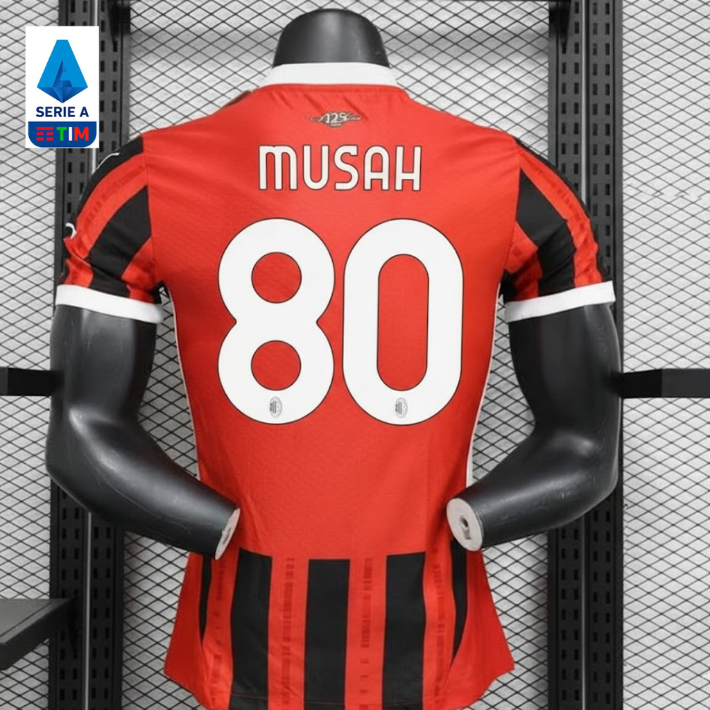 AC Milan 2024-25 Home Jersey Short Sleeve #80 Musah