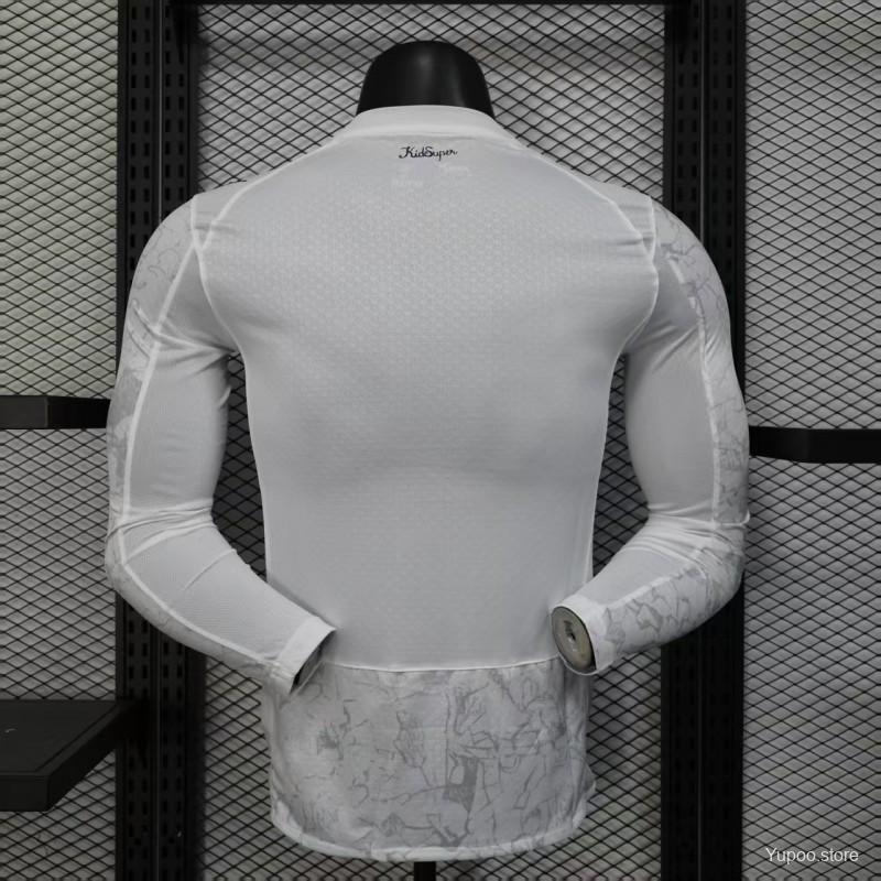 Manchester City 2025-26 Away Long Sleeve Jersey