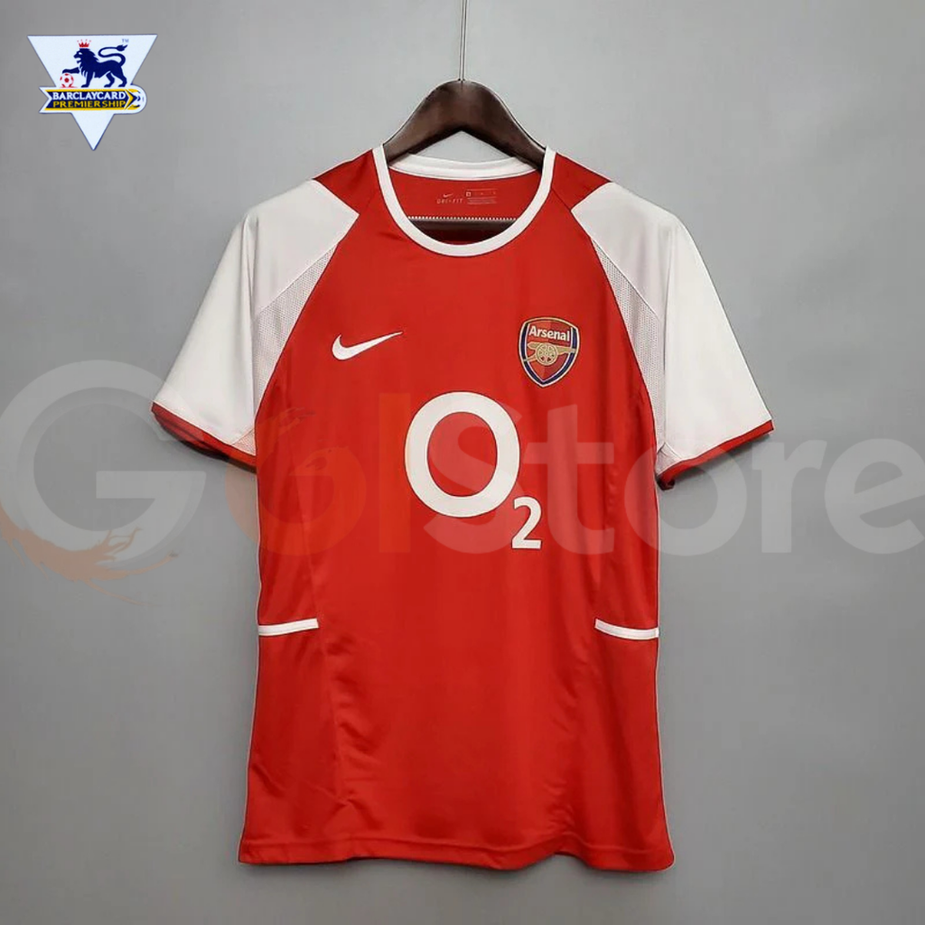 Arsenal 2002-04 Retro Home Jersey | #14 Thierry Henry | Premier League