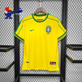 Brazil 1998 Retro Home Short Sleeve Jersey FIFA World Cup Patch Personalized Rare Ronaldo Rivaldo