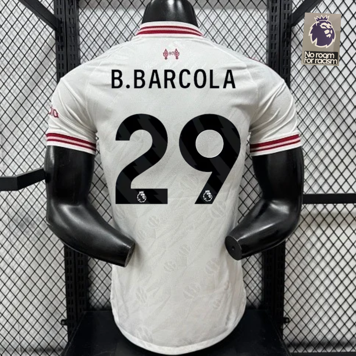 Liverpool 2026-2027 Away Player Version Short Sleeve Jersey #29 Barcola Personalized PL Patch
