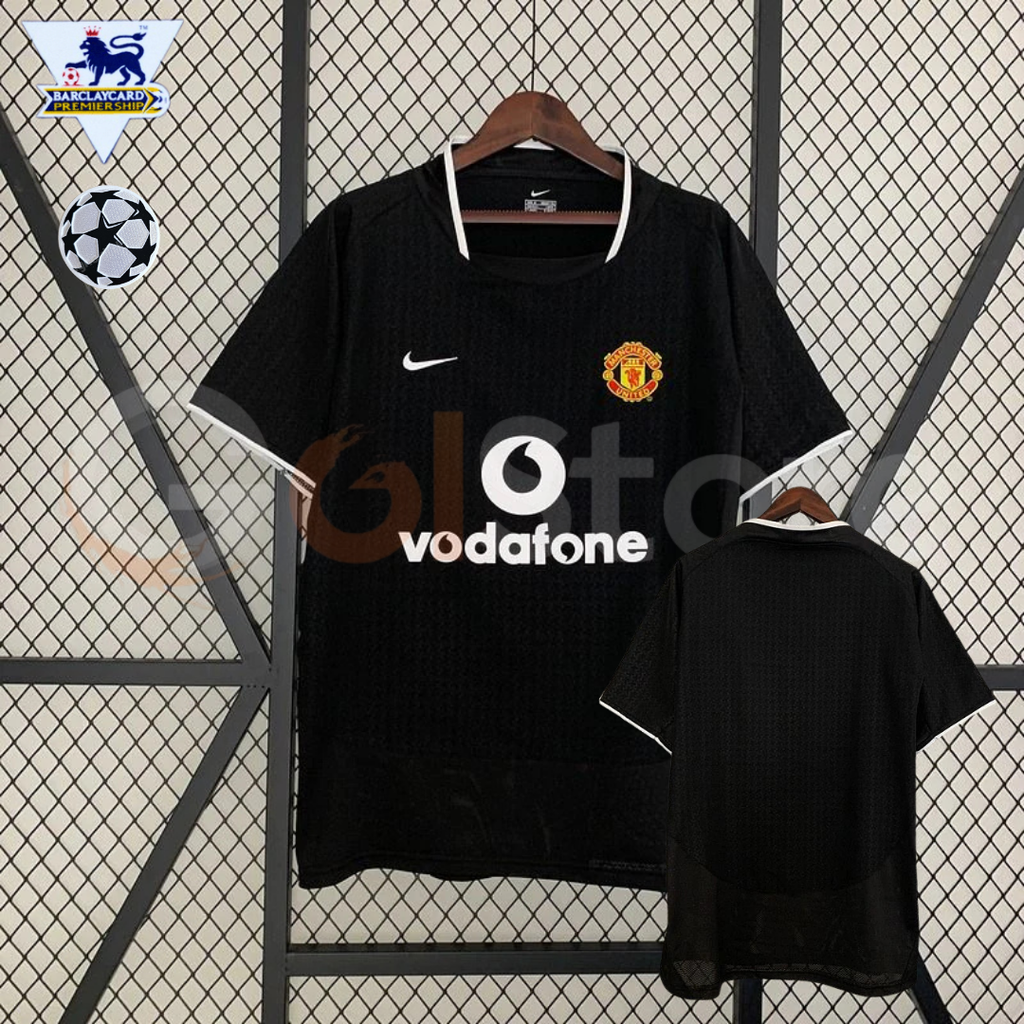 Manchester United 2003-2004 Retro Away Jersey Personalized PL UCL Patch