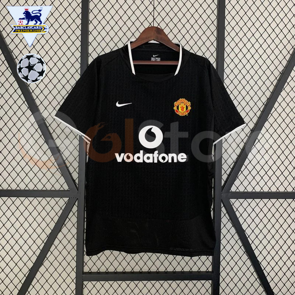 Manchester United 2003-2004 Retro Away Jersey Personalized PL UCL Patch