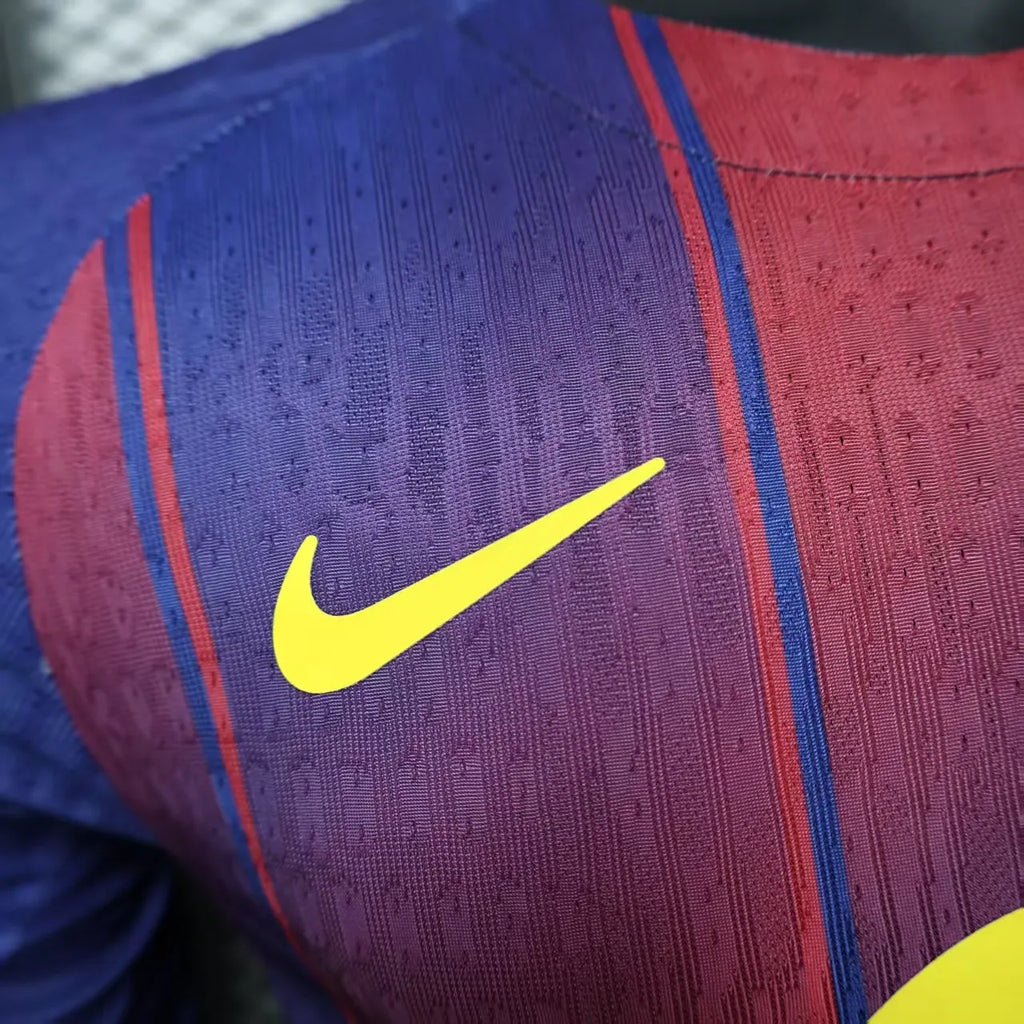 FC Barcelona 2025-26 Home Professional Long Sleeve Jersey | #9 Robert Lewandowski | UCL