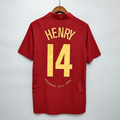 Arsenal FC 2005-2006 Retro Home Jersey | Thierry Henry #14 Men's Soccer Shirt - Short Sleeve "Highbury Farewell" Edition with UEFA Champions League Patches