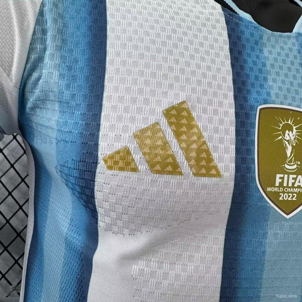 Argentina 25-26 Home Long Sleeve Pro Jersey
