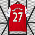 Arsenal FC 2011-2012 Retro Home Jersey | Gervinho #27 Men's Soccer Shirt - Short Sleeve 125th Anniversary Edition with Optional Premier League Patches