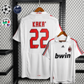 Retro AC Milan 2007-08 White Jersey Short Sleeve #22 Kaka