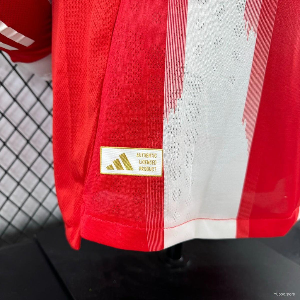 Bayern Munich 2025–2026 Home Long Sleeve Player Jersey