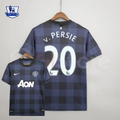 Manchester United 2013-2014 Retro Away Short Sleeve Jersey #20 Van Persie Personalized PL Rare