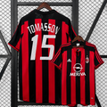 Retro AC Milan 2003-04 Home Jersey Short Sleeve #15 Tomasson