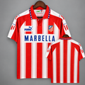 Atlético Madrid 1994-95 Retro Home Jersey – Custom Name & Number | Short Sleeve | S–2XL