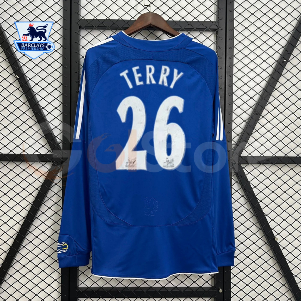 Chelsea FC 2006–2007 Retro Long Sleeve Home Jersey – Terry #26